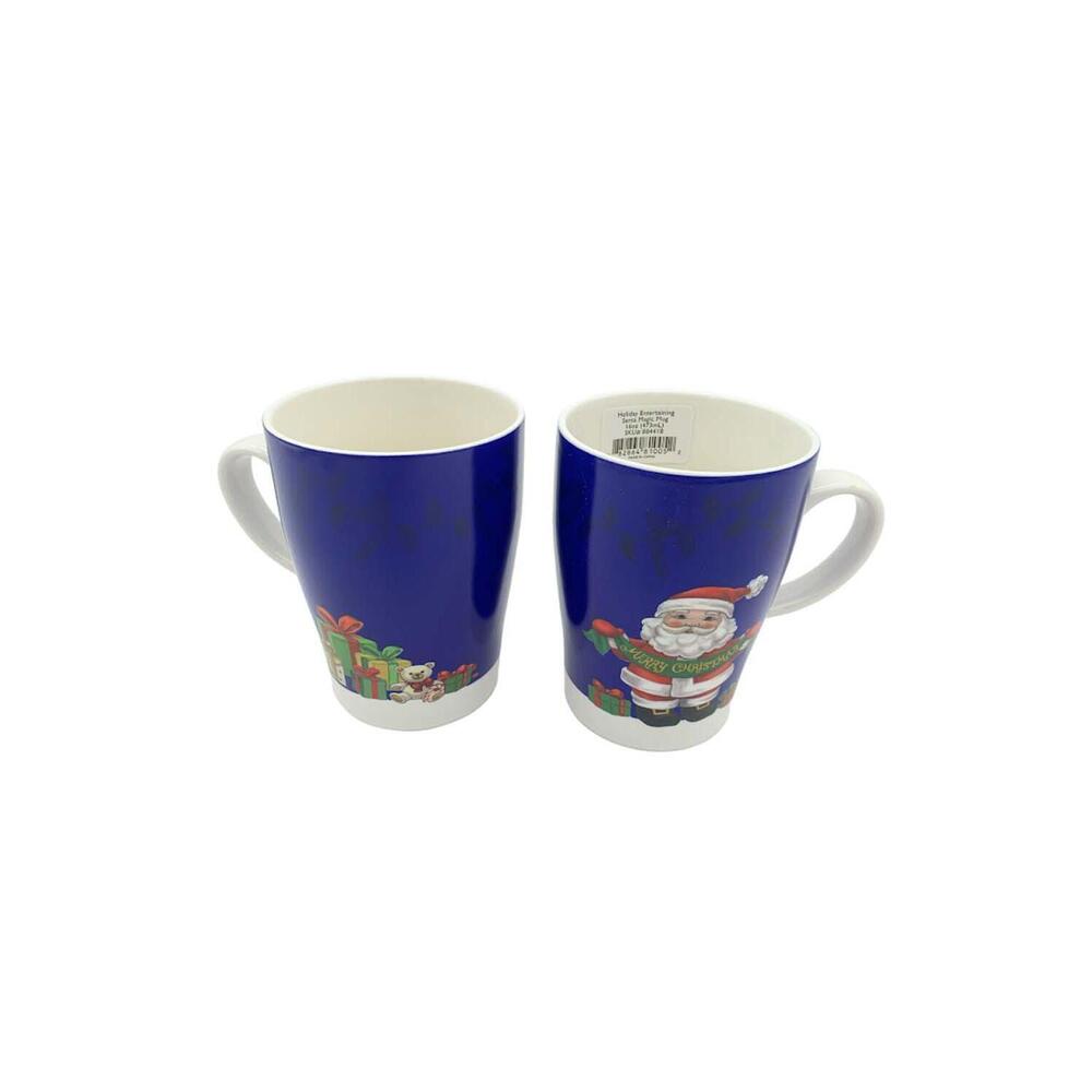 Lenox Holiday Heat-Changing Porcelain Mugs Blue - Set of 2